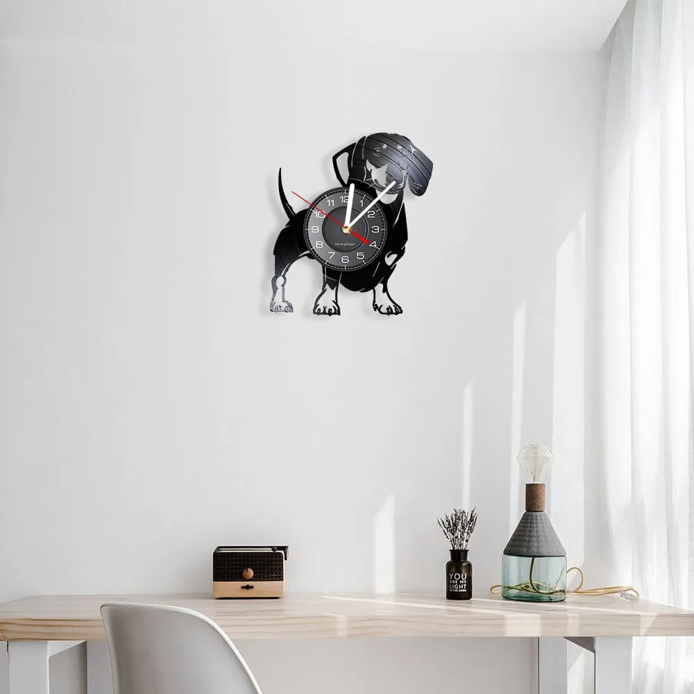 Stunning Dachshund Wall Clock