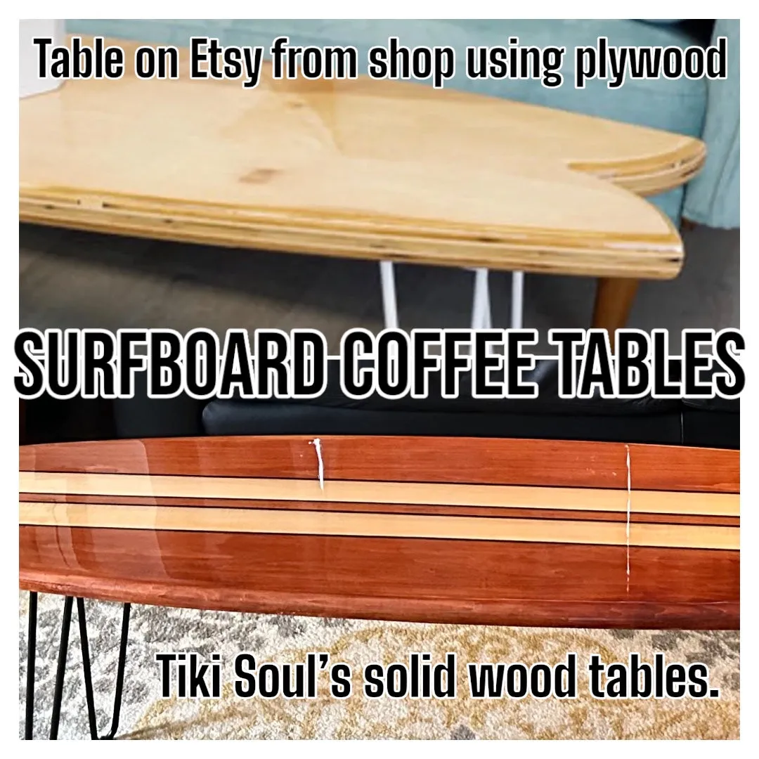 The Swell Surfboard Coffee Table