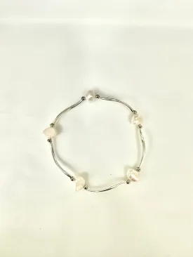 Twisted Silver Bracelet