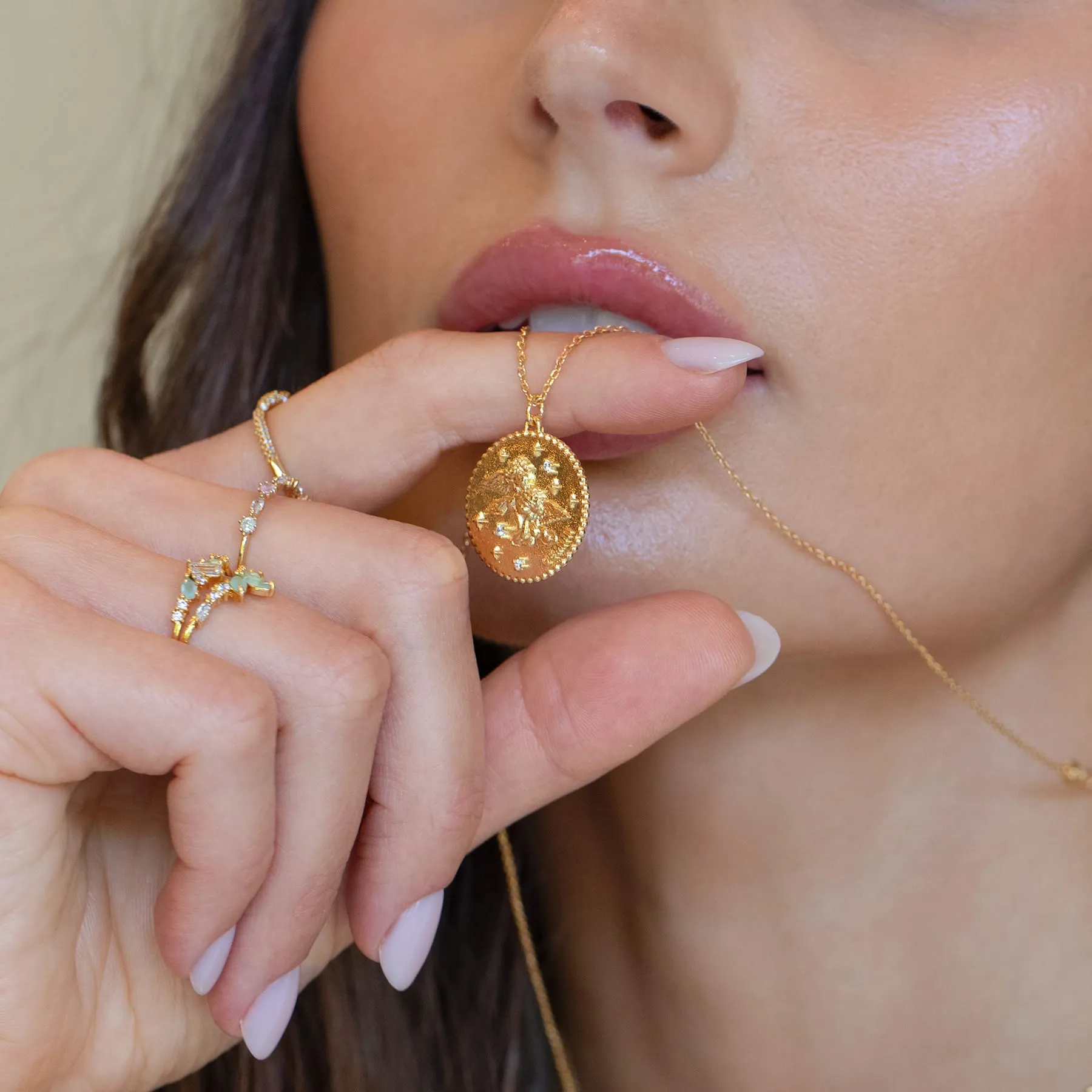 Zodiac Pendant Necklace